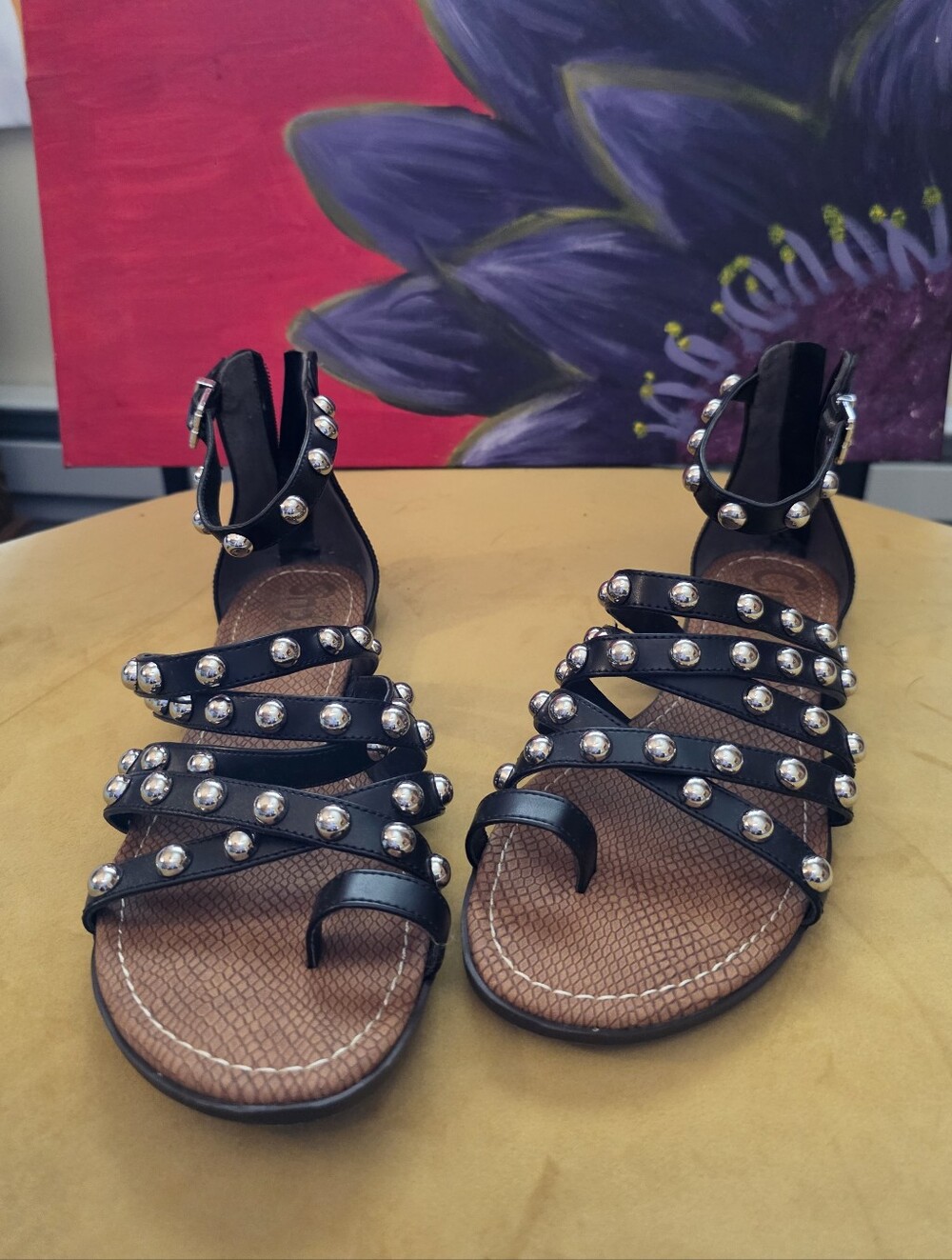 Circus by Sam Edelman "Carla" Studded Gladiator Sandals